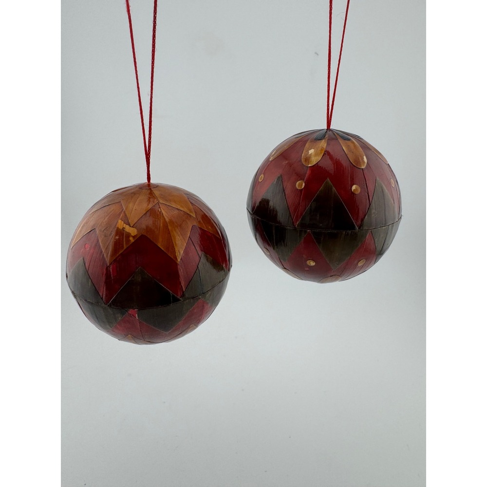 Vintage Lillian Vernon Wood Ornaments